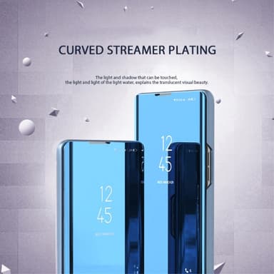 SKALO Xiaomi Redmi Note 13 Pro+ Clear View Spegel fodral - Roséguld