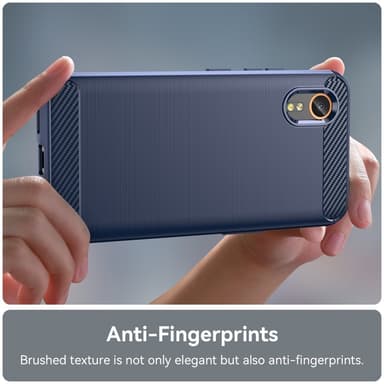 SKALO Samsung Xcover 7 Armor Carbon Stöttåligt TPU-skal - Blå