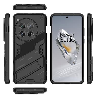 SKALO OnePlus 12 5G Armor Hybrid BIBERCAS Skal - Svart