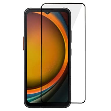 SKALO Samsung Xcover 7 5G Heltäckande Skärmskydd Härdat Glas - Svart
