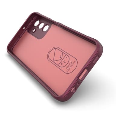 SKALO Samsung A15 4G Rugged Bumpers TPU-Skal - Röd