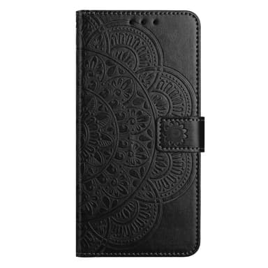 SKALO Samsung A15 5G Mandala Plånboksfodral - Svart