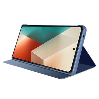 SKALO Xiaomi Redmi Note 13 5G Clear View Spegel fodral - Svart