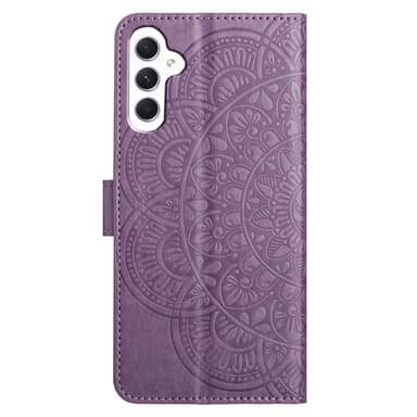 SKALO Samsung A15 5G Mandala Plånboksfodral - Lila