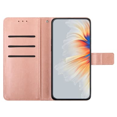 SKALO Xiaomi Redmi Note 13 Pro+ Mandala Plånboksfodral - Roséguld
