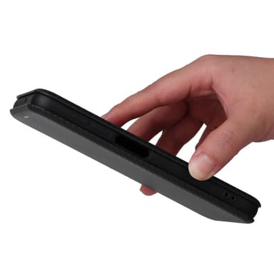 SKALO Samsung A25 5G Carbon Fiber Plånboksfodral - Svart
