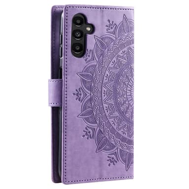 SKALO Samsung A25 5G Mandala Plånboksfodral - Lila