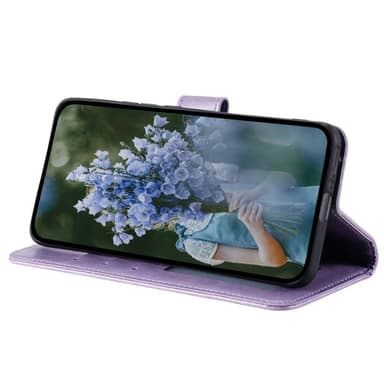SKALO Samsung A25 5G Mandala Plånboksfodral - Lila