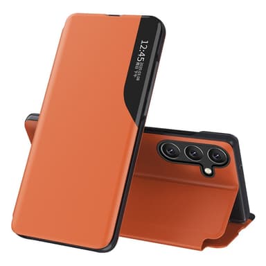 SKALO Samsung A15 4G Clear View Window Fodral - Orange