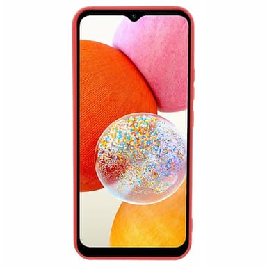 SKALO Samsung A15 4G Puffer Bumper TPU-Skal - Röd