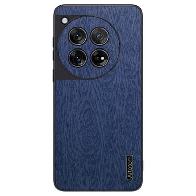 SKALO OnePlus 12 5G PU-Läder Hybrid Skal - Blå