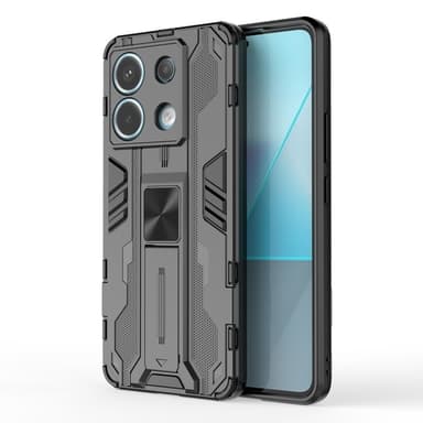 SKALO Xiaomi Redmi Note 13 Pro 5G Armor Hybrid BIBERCAS Skal - Svart