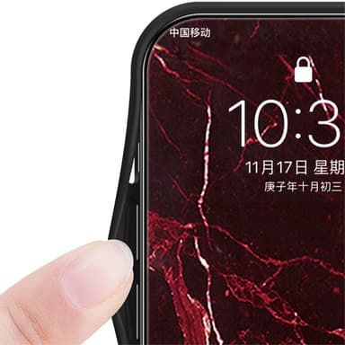 SKALO Xiaomi Redmi Note 13 5G Marmor Härdat Glas TPU-skal - Motiv 4