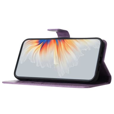 SKALO Xiaomi Redmi Note 13 Pro+ Mandala Plånboksfodral - Lila