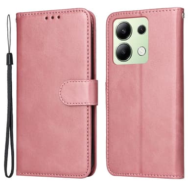 SKALO Xiaomi Redmi Note 13 4G PU-Läder Plånboksfodral - Rosa