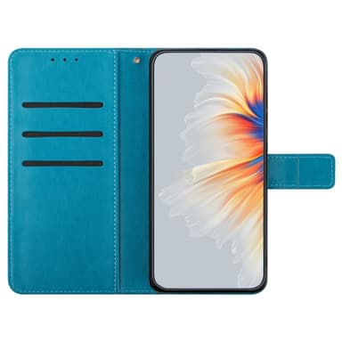 SKALO Xiaomi Redmi Note 13 Pro+ Mandala Plånboksfodral - Blå