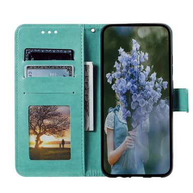 SKALO Xiaomi Redmi Note 13 4G Mandala Plånboksfodral - Turkos