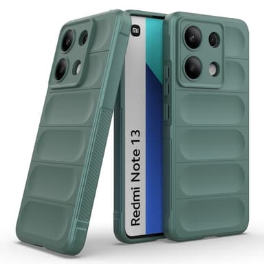 SKALO Xiaomi Redmi Note 13 4G Rugged Bumpers TPU-Skal - Grön