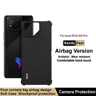 IMAK  Asus ROG Phone 8 5G Extra strong TPU-skal - Svart