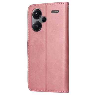 SKALO Xiaomi Redmi Note 13 Pro+ PU-Läder Plånboksfodral - Rosa