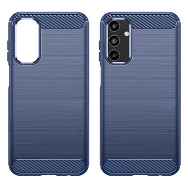 SKALO Samsung A15 5G Armor Carbon Stöttåligt TPU-skal - Blå