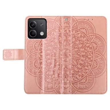 SKALO Xiaomi Redmi Note 13 5G Mandala Plånboksfodral - Roséguld