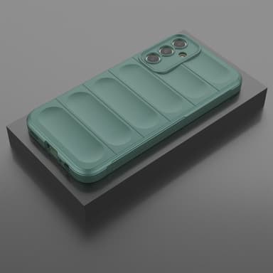 SKALO Samsung A15 4G Rugged Bumpers TPU-Skal - Grön