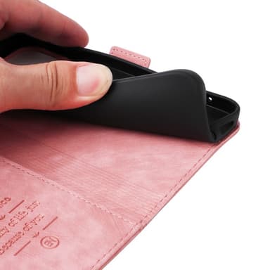SKALO Xiaomi Redmi Note 13 5G BETOPNICE 001 Plånboksfodral i PU-Läder - Rosa