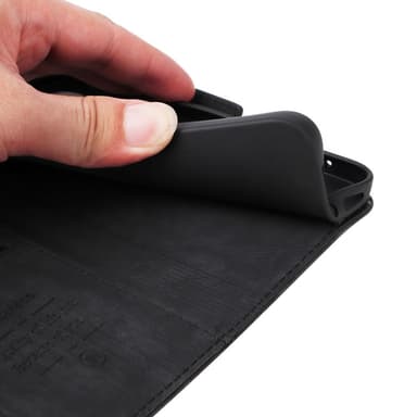 SKALO Xiaomi Redmi Note 13 5G BETOPNICE 001 Plånboksfodral i PU-Läder - Svart