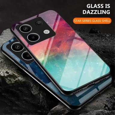 SKALO Xiaomi Redmi Note 13 Pro 5G Sky Härdat Glas TPU-skal - Motiv 2