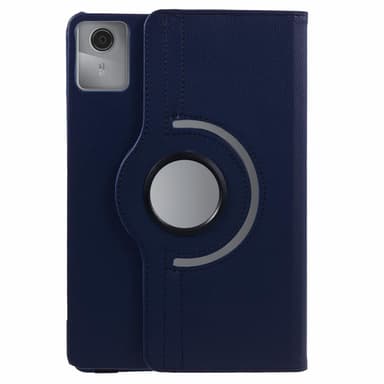 SKALO Lenovo Tab M11 360 Litchi Fodral - Mörkblå