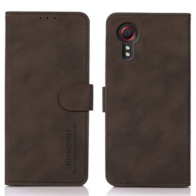 SKALO Samsung Xcover 7 KHAZNEH Plånboksfodral i PU-Läder - Brun