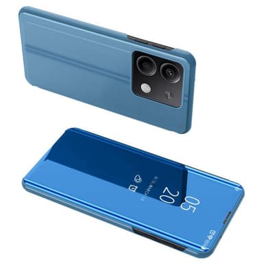 SKALO Xiaomi Redmi Note 13 Pro 5G Clear View Spegel fodral - Blå