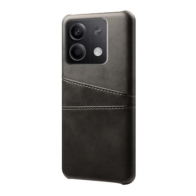 SKALO Xiaomi Redmi Note 13 5G PU Läder Skal med Korthållare/Plånbok - Svart