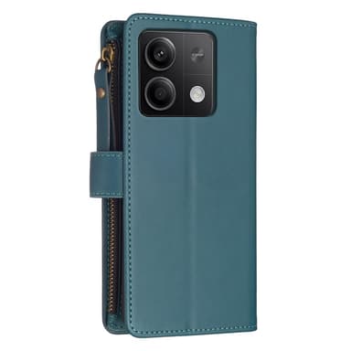 SKALO Xiaomi Redmi Note 13 4G Big Wallet 11-FACK Plånboksfodral - Grön