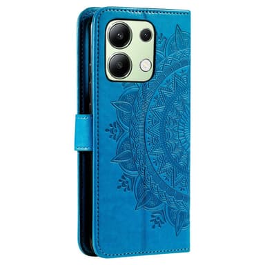SKALO Xiaomi Redmi Note 13 4G Mandala Plånboksfodral - Blå
