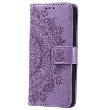 SKALO Samsung A15 4G Mandala Plånboksfodral - Lila