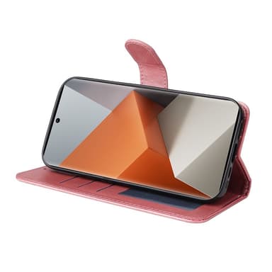 SKALO Xiaomi Redmi Note 13 Pro+ PU-Läder Plånboksfodral - Rosa