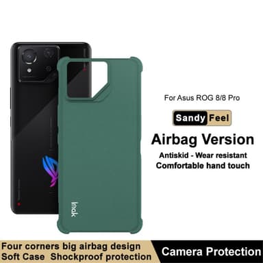 IMAK  Asus ROG Phone 8 5G Extra strong TPU-skal - Grön