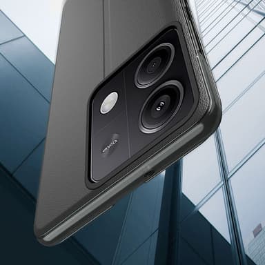 SKALO Xiaomi Redmi Note 13 5G Clear View Window Fodral - Blå