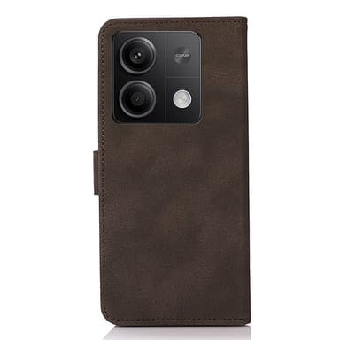 SKALO Xiaomi Redmi Note 13 5G KHAZNEH Plånboksfodral i PU-Läder - Brun