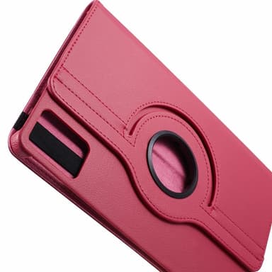 SKALO Lenovo Tab M11 360 Litchi Fodral - Cerise