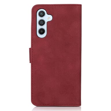 SKALO Samsung A25 5G KHAZNEH Plånboksfodral i PU-Läder - Röd