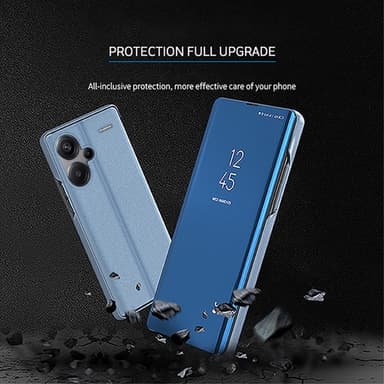 SKALO Xiaomi Redmi Note 13 Pro+ Clear View Spegel fodral - Roséguld