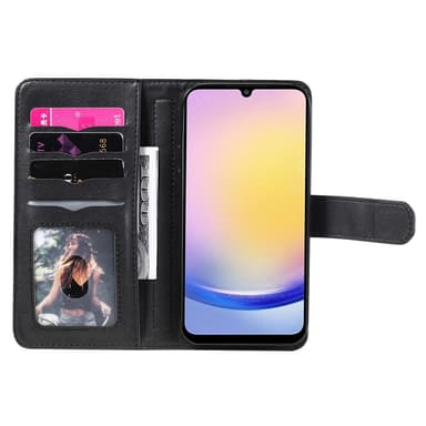 SKALO Samsung A25 5G 10-FACK Plånboksfodral - Svart