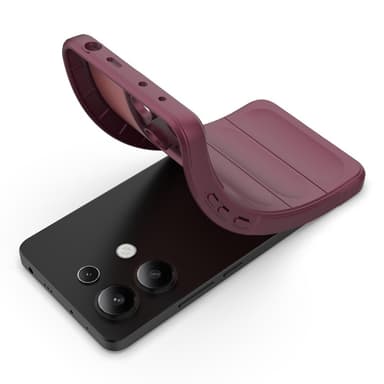 SKALO Xiaomi Redmi Note 13 4G Rugged Bumpers TPU-Skal - Vinröd