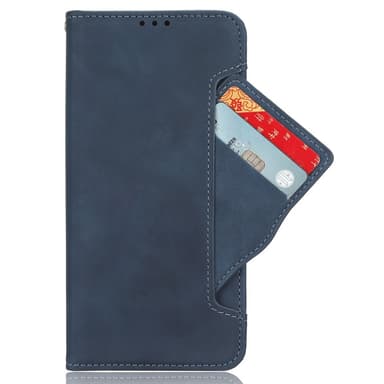 SKALO OnePlus 12 5G 6-FACK Plånboksfodral - Blå