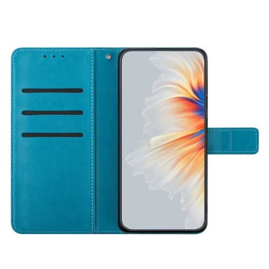 SKALO Samsung A15 5G Mandala Plånboksfodral - Blå