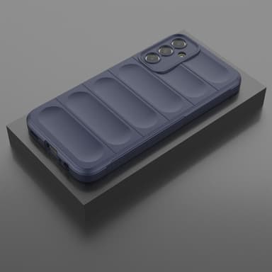 SKALO Samsung A15 4G Rugged Bumpers TPU-Skal - Mörkblå