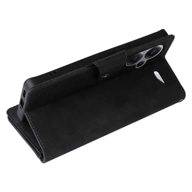 SKALO Xiaomi Redmi Note 13 Pro+ 10-FACK Plånboksfodral - Svart